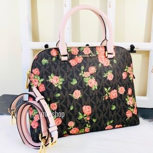 Michael Kors Cindy Large Dome Satchel